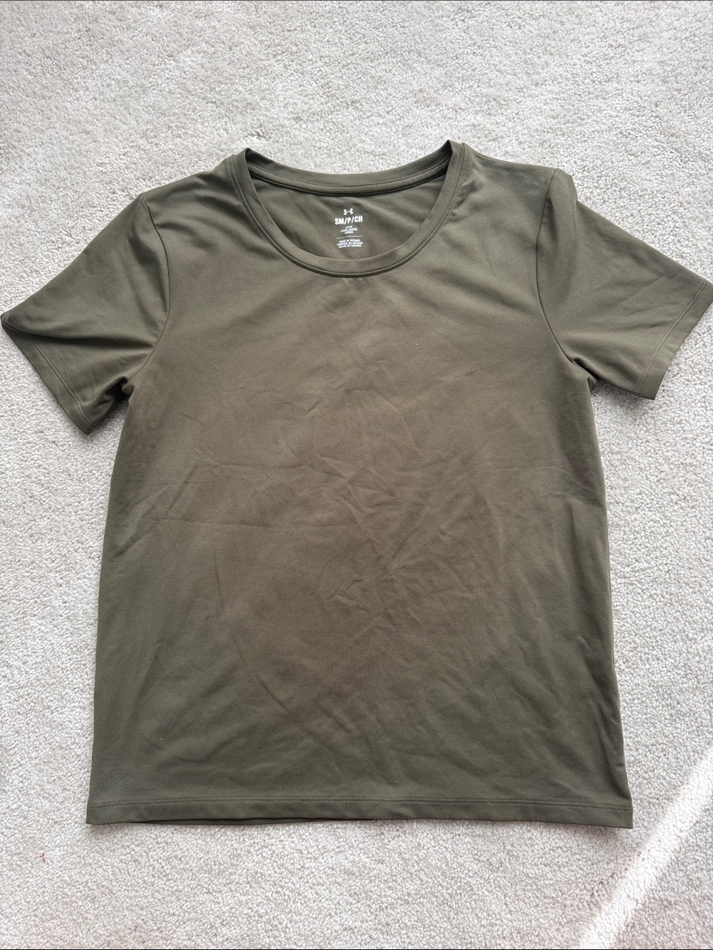 Under Armour Women’s Olive Green Short Sleeve Crew Tee